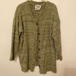 FLAX Cardigan Sweater S/M